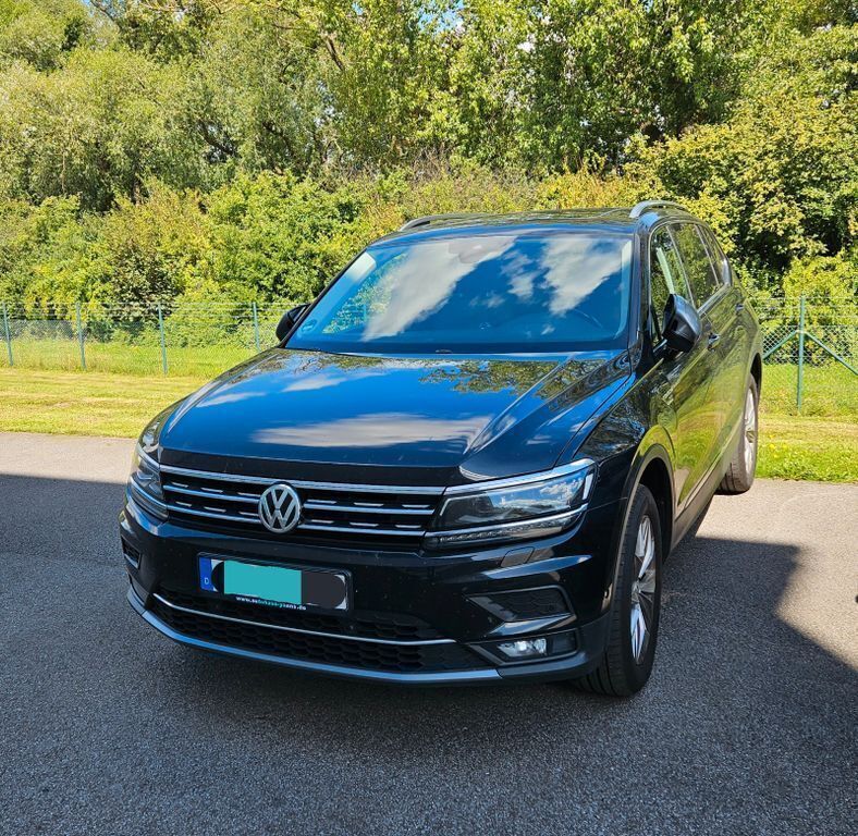 Schwarz Gebraucht 2019 VW Tiguan Allspace SUV | 19.400 € (Guter Preis) - Bild 1/4