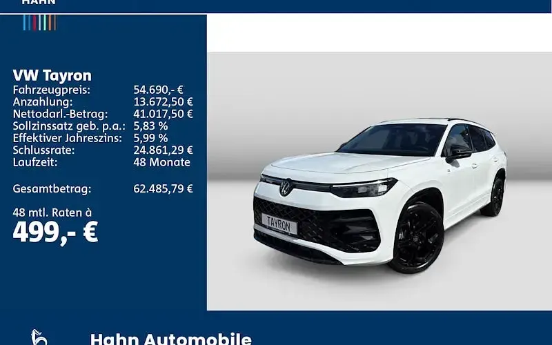 Gebraucht VW Tayron R-line 204 PS (150 kW) 2026 Weiß SUV