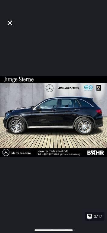 Gebraucht Mercedes GLC63 AMG 476 PS (350 kW) 2018 Schwarz SUV