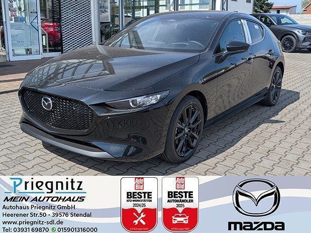Schwarz Neu 2025 Mazda 3 Homura-Line Limousine | 26.890 € (Fairer Preis) - Bild 1/4