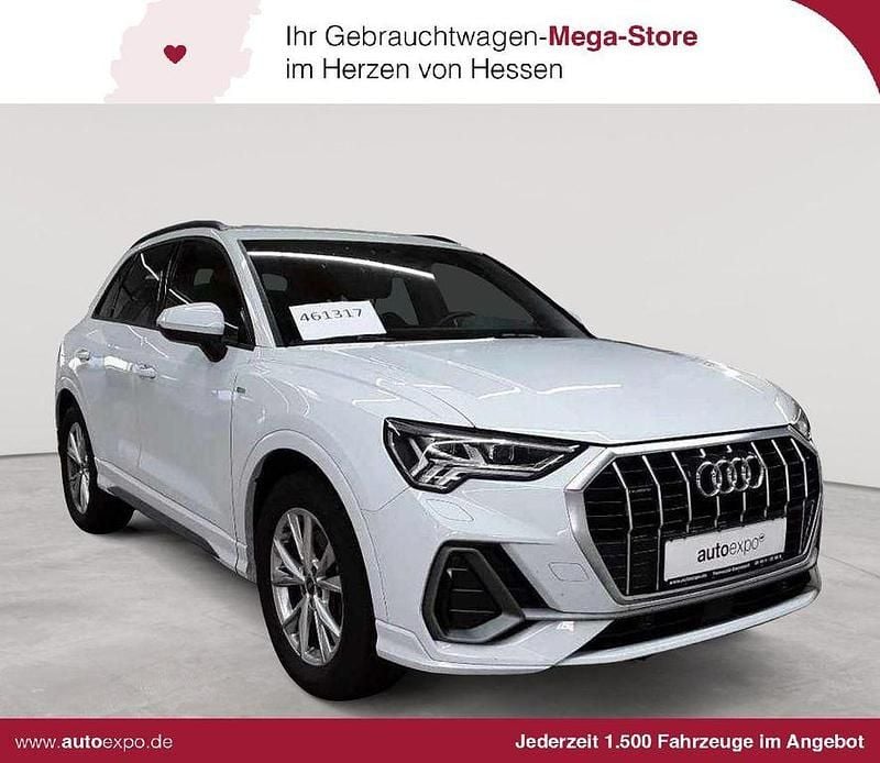 Gletscherweiß metallic Gebraucht 2022 Audi Q3 S-Line SUV | 30.990 € (Superpreis) - Bild 1/4