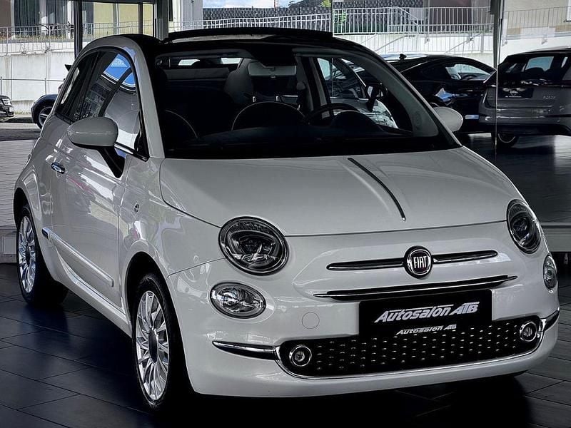Weiß Gebraucht 2018 Fiat 500 Lounge Cabrio | 9.999 € (Fairer Preis) - Bild 1/4