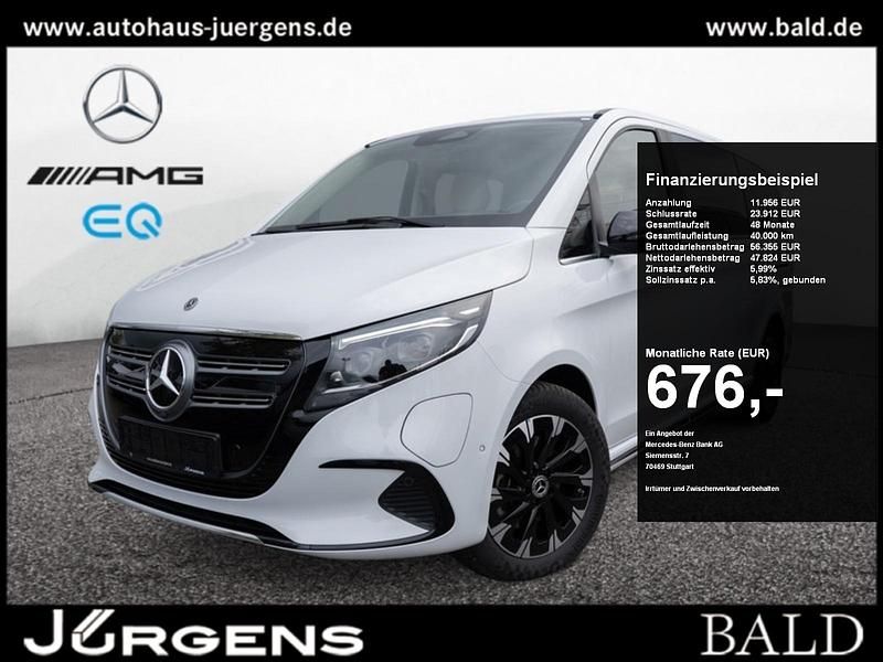 Bergkristallweiss metallic Gebraucht 2024 Mercedes EQV300 Avantgarde Van / Kleinbus | 59.580 € (Etwas zu teuer) - Bild 1/4