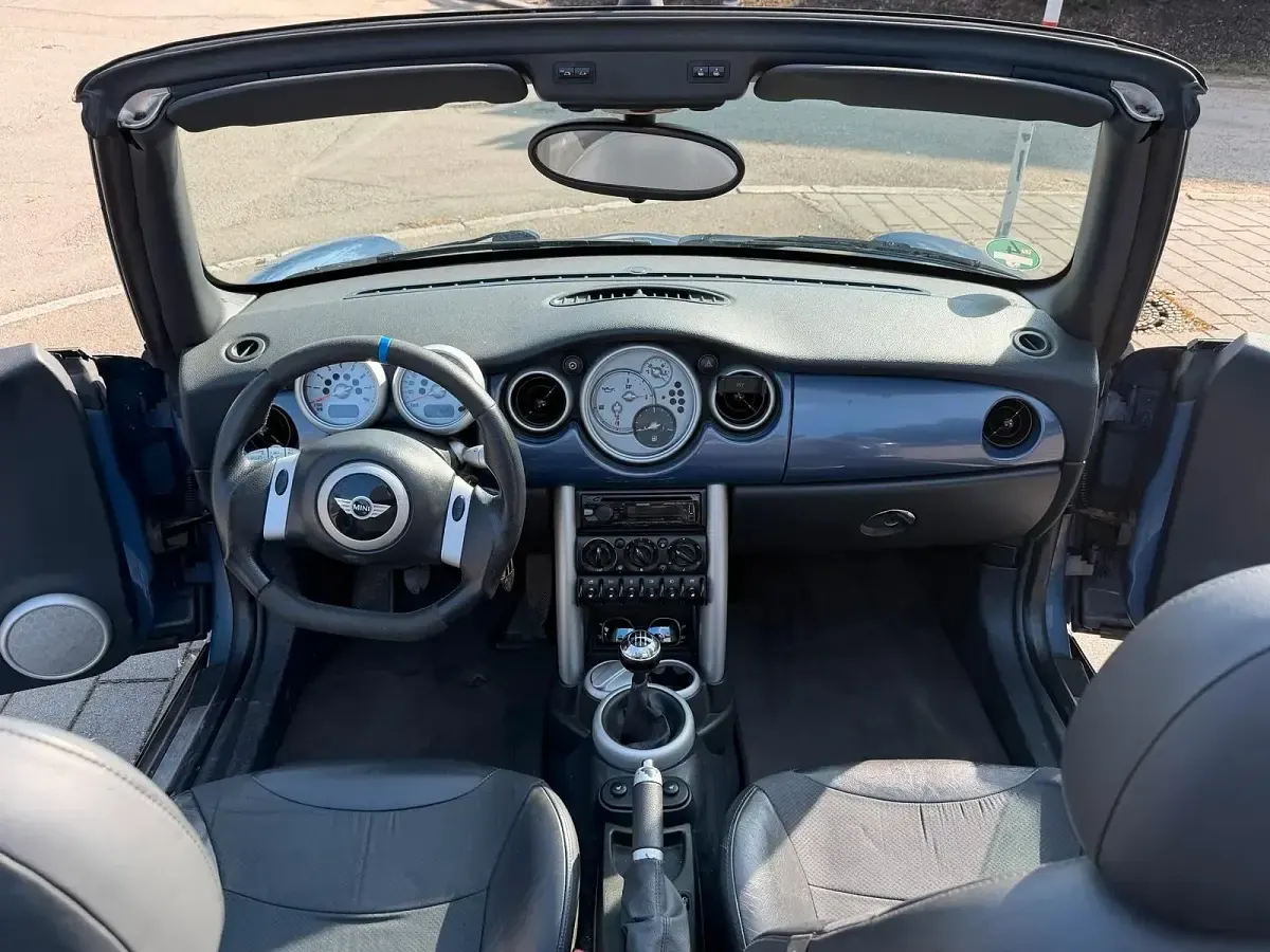 Used Mini Cooper Cabriolet 115 HP (84 kW) 2004 Blue Cabriolet