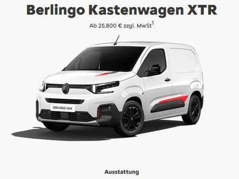 Eisweiß Neu 2025 Citroën Berlingo XTR Van / Kleinbus | 28.387 € (Etwas zu teuer) - Bild 1/4