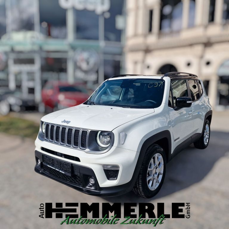 Alpine white/dach schwarz Gebraucht 2023 Jeep Renegade Limited SUV | 29.490 € (Etwas zu teuer) - Bild 1/4