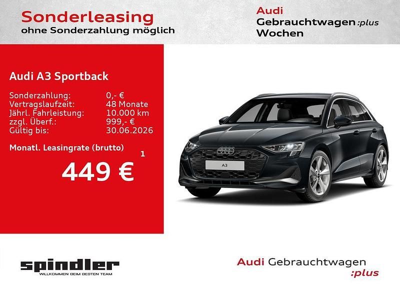 Second-hand Audi A3 Advanced Plus 150 CP (110 kW) 2024 Gri Berlinǎ