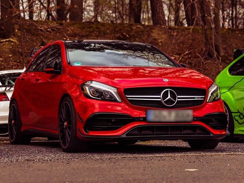 Gebraucht Mercedes A45 AMG AMG 421 PS (309 kW) 2018 Rot Kleinwagen