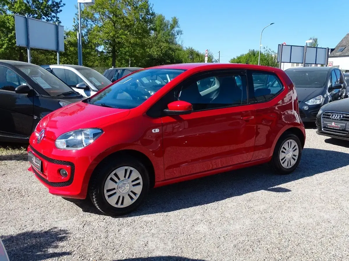 Gebraucht VW up! move up! 60 PS (44 kW) 2012 Rot Kleinwagen