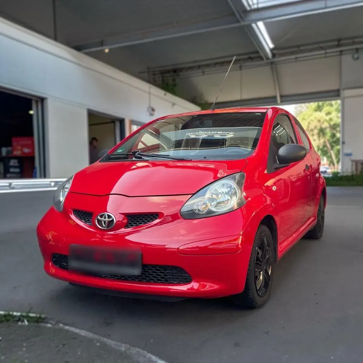Brugt Toyota Aygo 68 HK (50 kW) 2007 Rød Hatchback