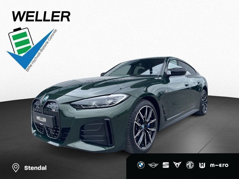 Sanremo green (grün) Gebraucht 2024 BMW i4 Shadowline Limousine | 50.850 € (Superpreis) - Bild 1/3