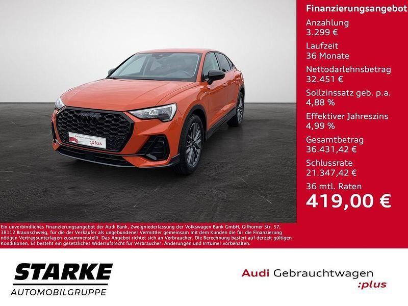 Pulsorange Gebraucht 2023 Audi Q3 Sportback S-Line SUV | 35.750 € (Fairer Preis) - Bild 1/4