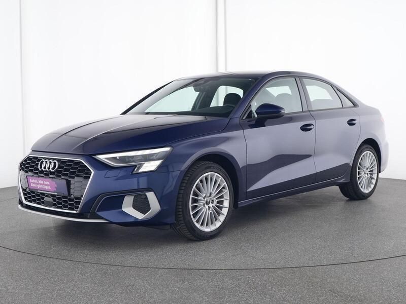 Navarrablau Gebraucht 2022 Audi A3 Advanced Limousine | 22.896 € (Guter Preis) - Bild 1/4