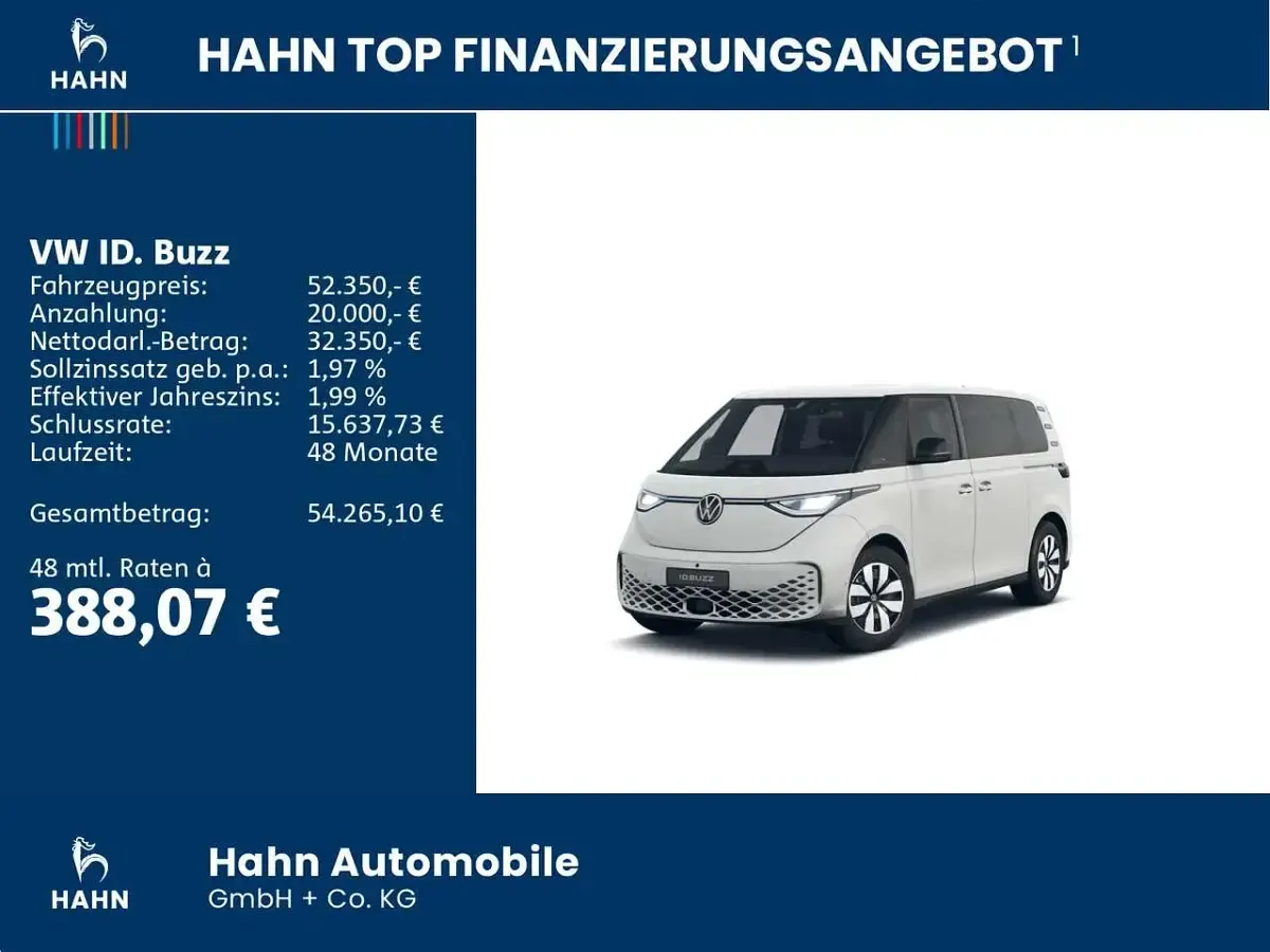 Gebraucht VW ID. Buzz Pro 210 kW (286 PS) 2025 Weiß Van / Kleinbus