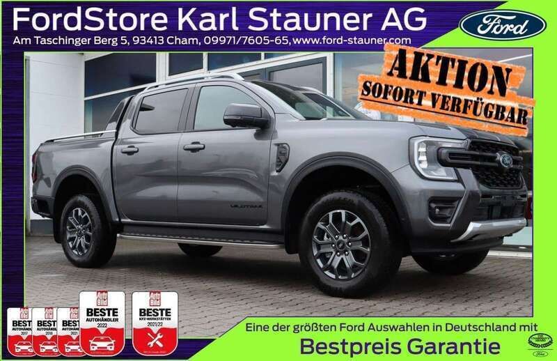 Grey metallic Neu 2025 Ford Ranger Wildtrack Abholung | 48.766 € (Superpreis) - Bild 1/4