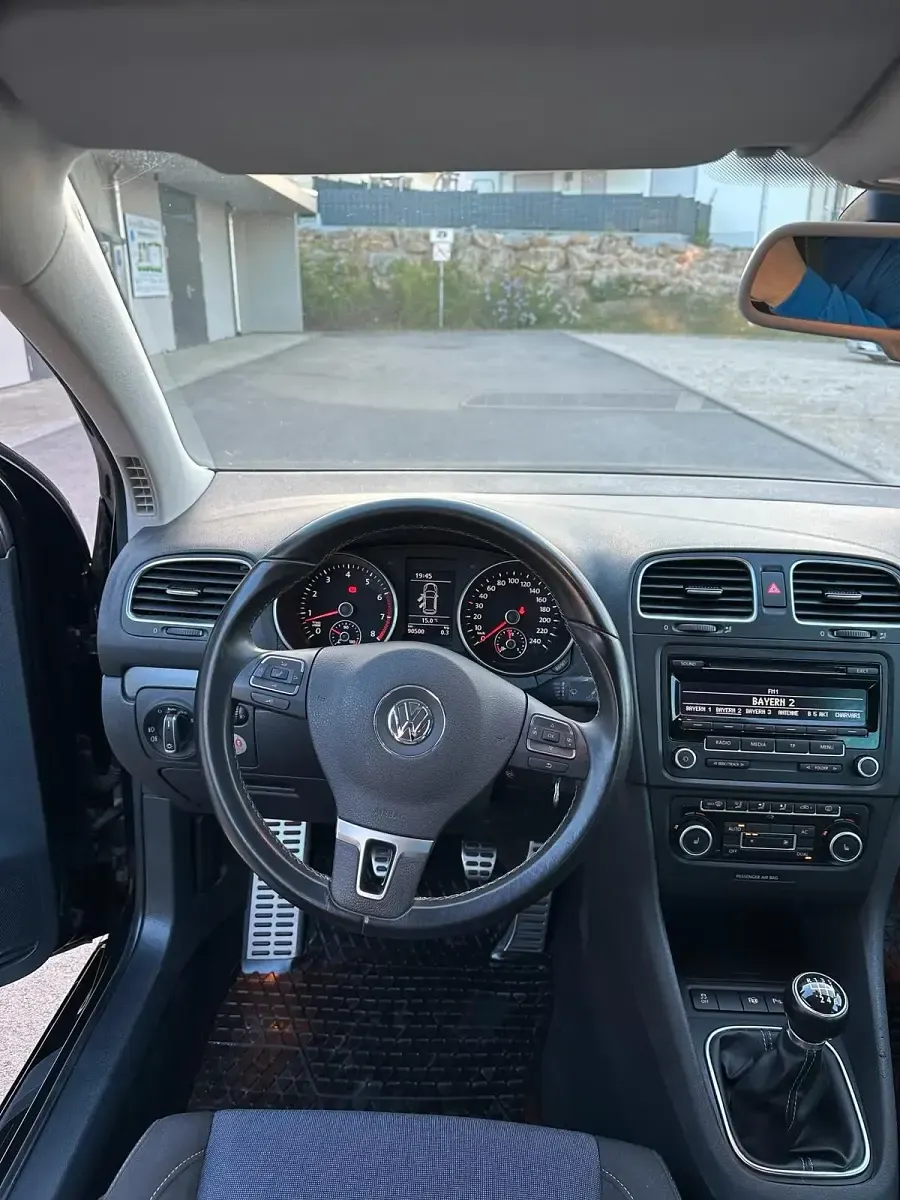 Usata VW Golf VI 122 CV (89 kW) 2011 Nero Utilitaria