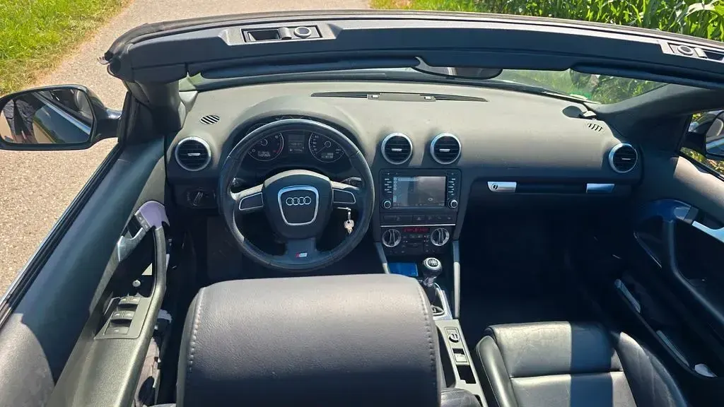 Gebraucht Audi A3 Cabriolet S-Line 200 PS (147 kW) 2010 Schwarz Cabrio
