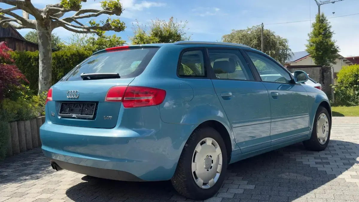 Gebraucht Audi A3 Sportback 125 PS (91 kW) 2009 Blau Kleinwagen