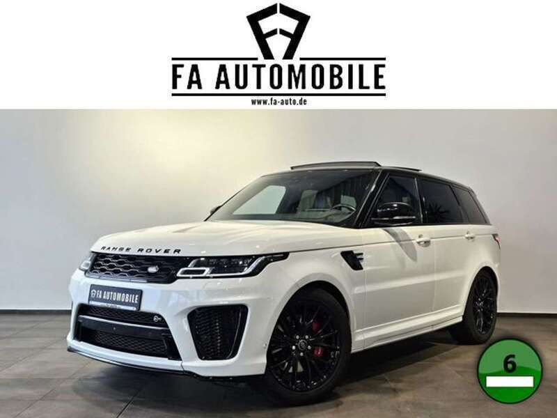 Fuji weiss (metallic) Gebraucht 2020 Land Rover Range Rover Sport SVR SUV | 84.740 € (Etwas zu teuer) - Bild 1/4