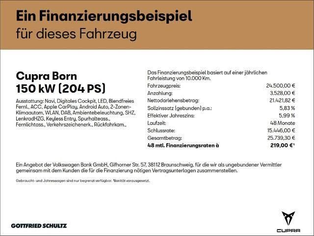 Gebraucht Cupra Born 150 kW (204 PS) 2023 Grau Kleinwagen