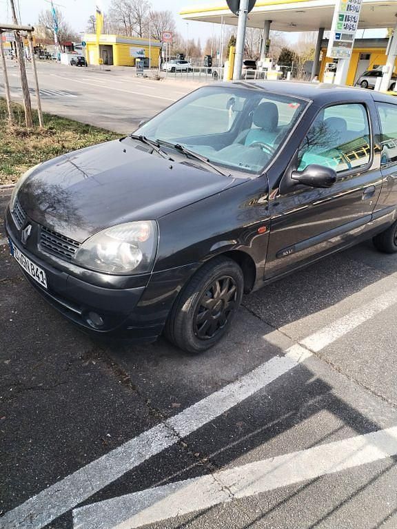 Gebraucht Renault Clio II Authentique 75 PS (55 kW) 2002 Schwarz Limousine