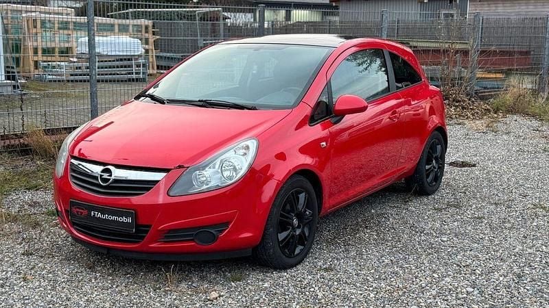 Gebraucht Opel Corsa Edition 75 PS (55 kW) 2010 Rot Kleinwagen