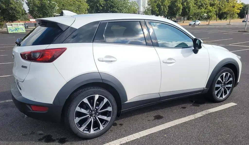 Gebraucht Mazda CX-3 Center-Line 121 PS (88 kW) 2018 Weiß SUV