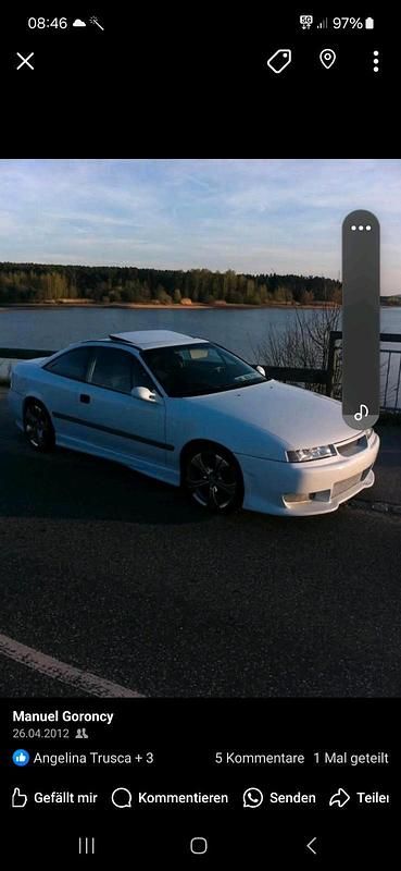 Weiß Gebraucht 1994 Opel Calibra Coupé | 9.900 € - Bild 1/4