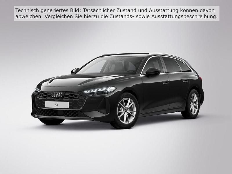 Mythosschwarz metallic (metallic) Gebraucht 2025 Audi A5 Ambiente Coupé | 39.900 € (Superpreis) - Bild 1/4
