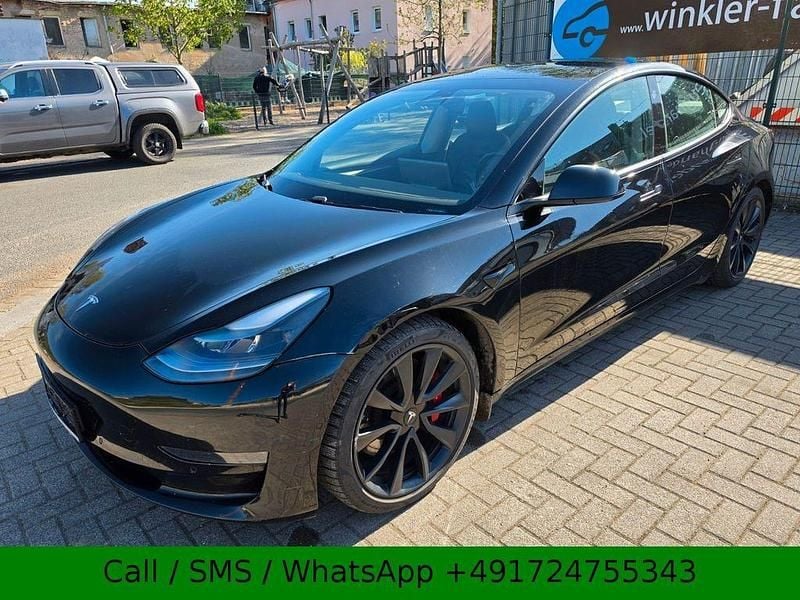 Second-hand Tesla Model 3 Performance 377 kW (513 CP) 2021 Negru Berlinǎ