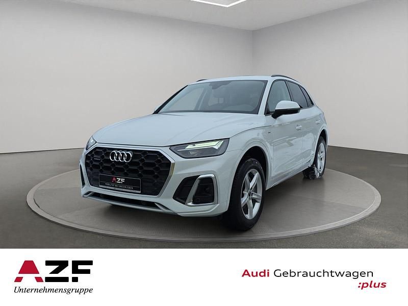 Gebraucht Audi Q5 S-Line 204 PS (150 kW) 2023 Gletscherweiß metallic SUV