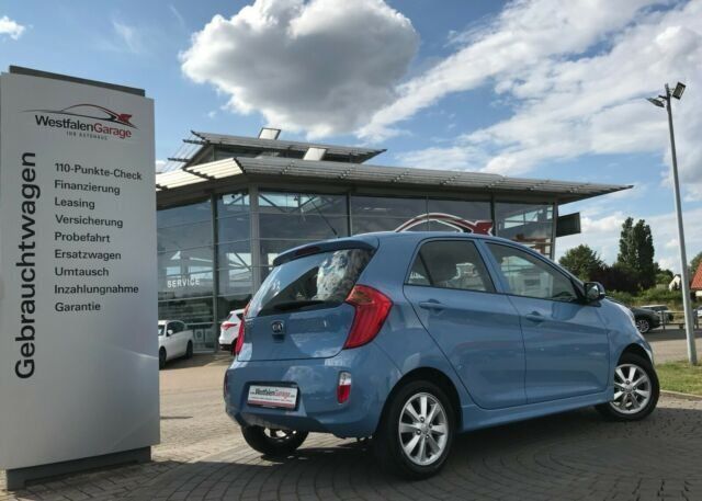 Gebraucht Kia Picanto Spirit 86 PS (63 kW) 2013 Blau Kleinwagen