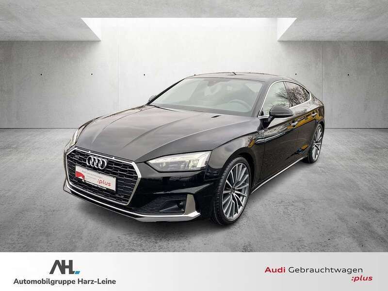 Schwarz Gebraucht 2024 Audi A5 Sportback S-Line Limousine | 48.229 € (Teuer) - Bild 1/4