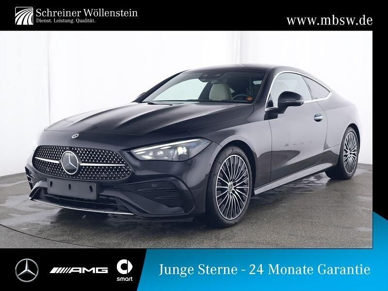 Schwarz obsidianschwarz Gebraucht 2023 Mercedes CLE220 Premium Coupé | 48.990 € (Guter Preis) - Bild 1/4