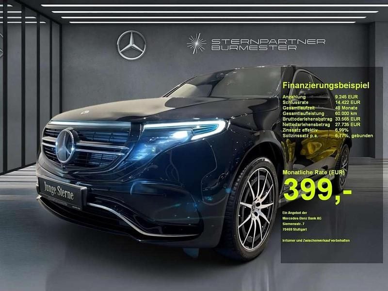 Gebraucht Mercedes EQC400 AMG line 300 kW (408 PS) 2021 Schwarz SUV