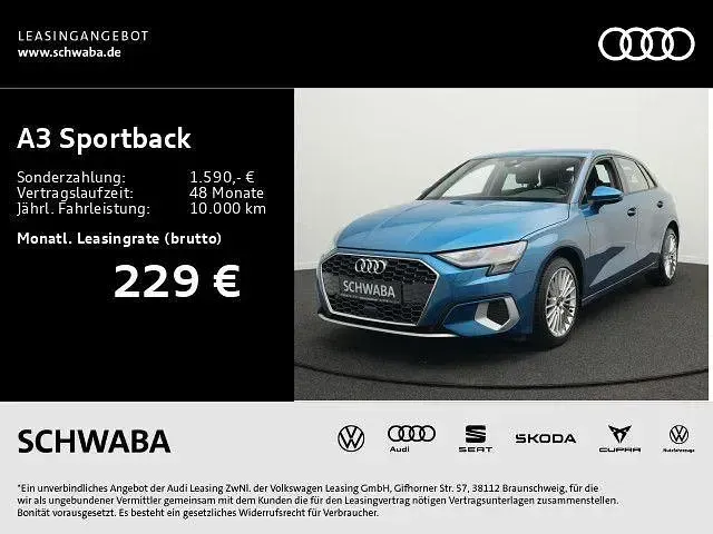 Gebraucht Audi A3 Advanced Plus 110 PS (80 kW) 2023 Blau Limousine