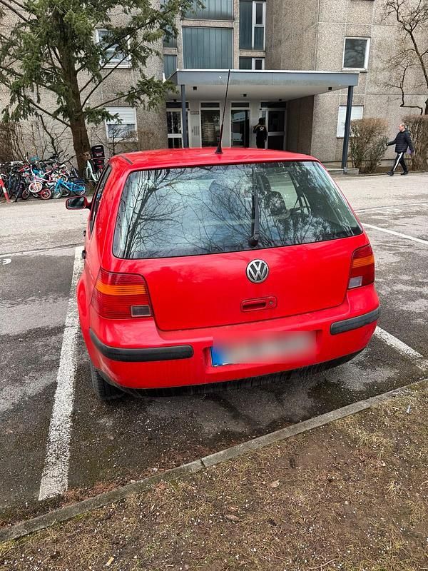 Gebraucht VW Golf IV 80 PS (58 kW) 1999 Rot Kleinwagen