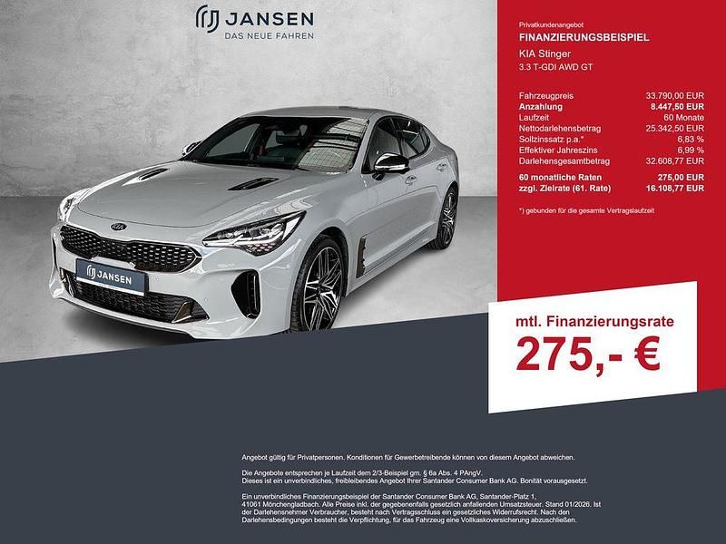 Gebraucht Kia Stinger GT 366 PS (269 kW) 2021 Grau Kleinwagen