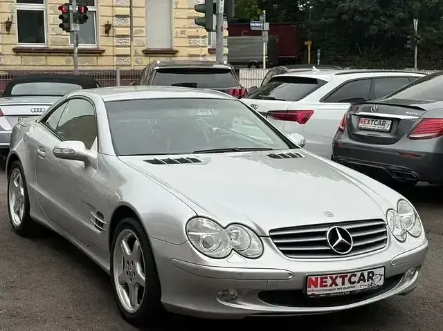 Gebraucht Mercedes SL500 306 PS (225 kW) 2003 Silber Cabrio