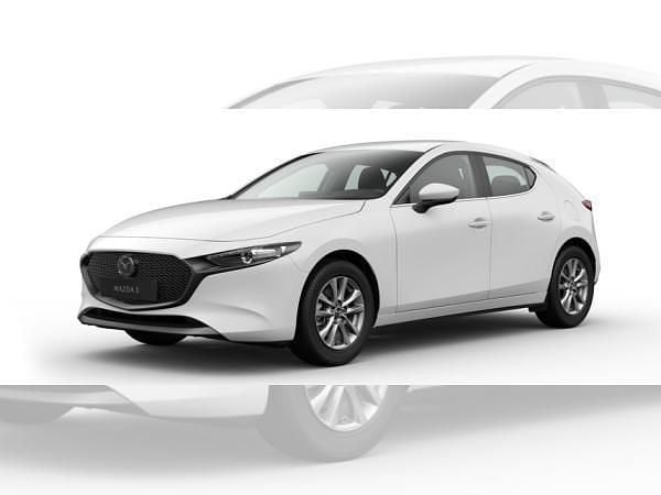 Weiß (arctic white) Neu 2025 Mazda 3 Prime-Line Limousine | 21.620 € (Superpreis) - Bild 1/3