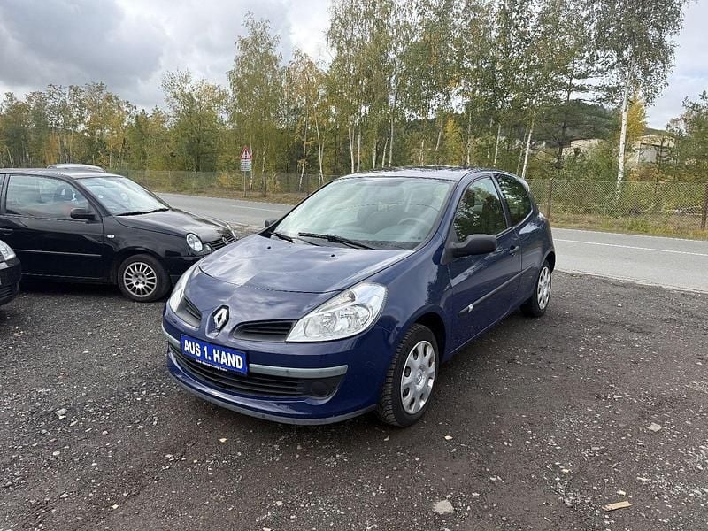 Gebraucht Renault Clio III Authentique 65 PS (47 kW) 2007 Blau Kleinwagen