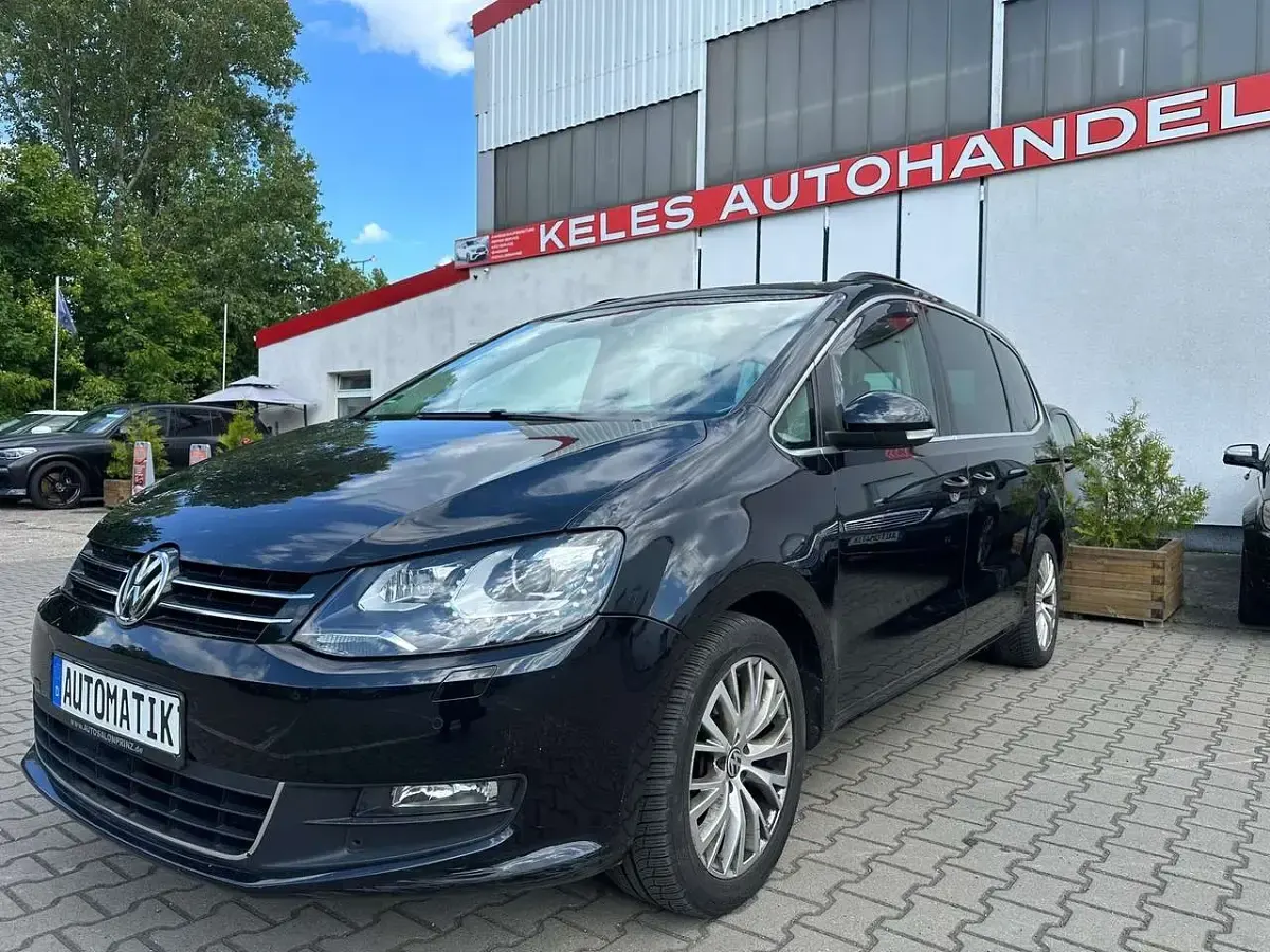 Gebraucht VW Sharan Comfortline 140 PS (102 kW) 2015 Schwarz Van / Kleinbus