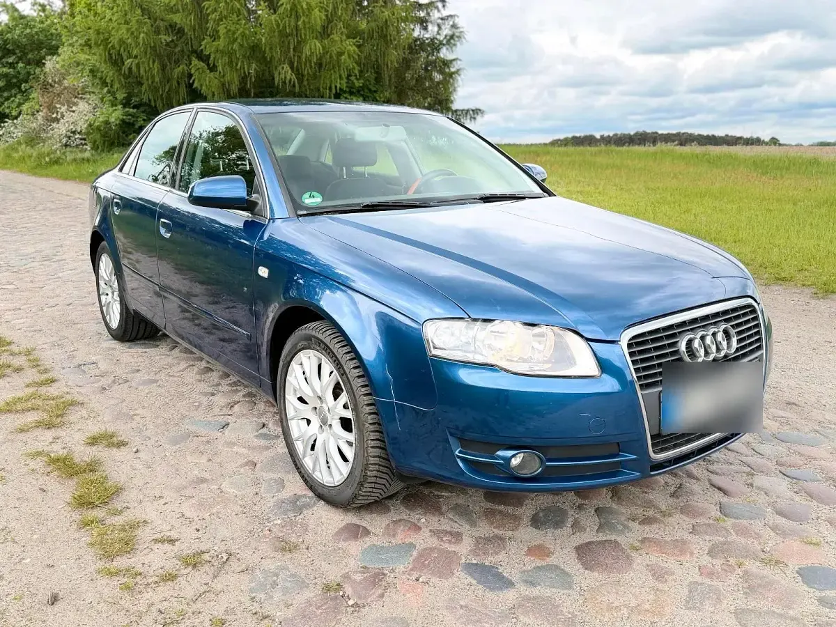 Brugt Audi A4 105 HK (77 kW) 2007 Blå Sedan