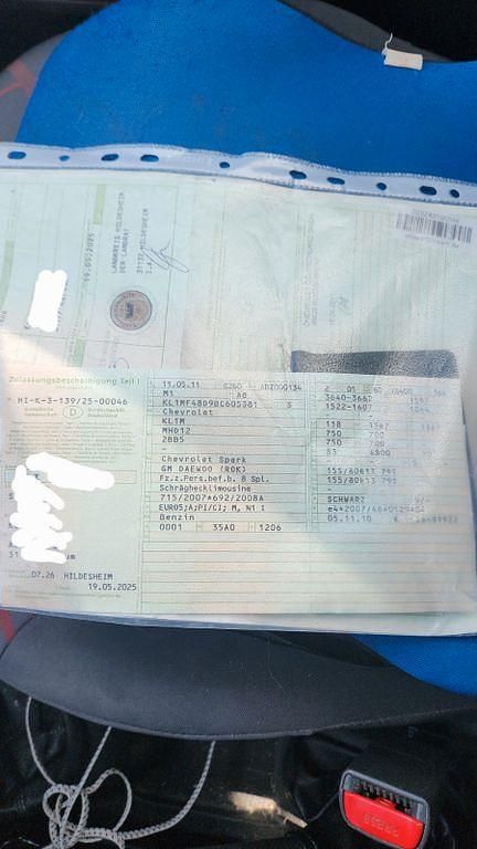 Gebraucht Chevrolet Spark LT 82 PS (60 kW) 2011 Schwarz Kleinwagen