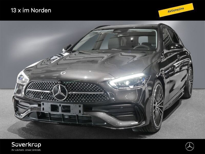 Grau Gebraucht 2024 Mercedes C200 AMG Kombi | 47.950 € - Bild 1/4