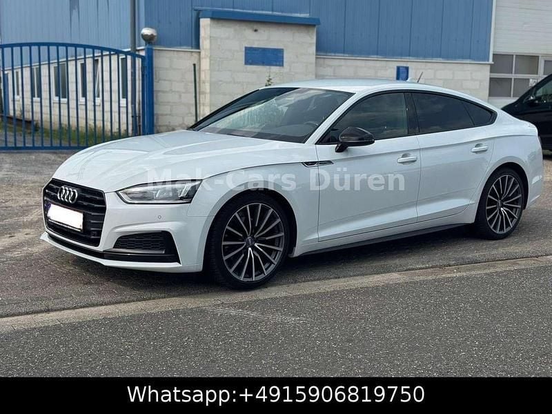 Gletscherweiß metallic Gebraucht 2019 Audi A5 S-Line Coupé | 18.981 € (Superpreis) - Bild 1/4