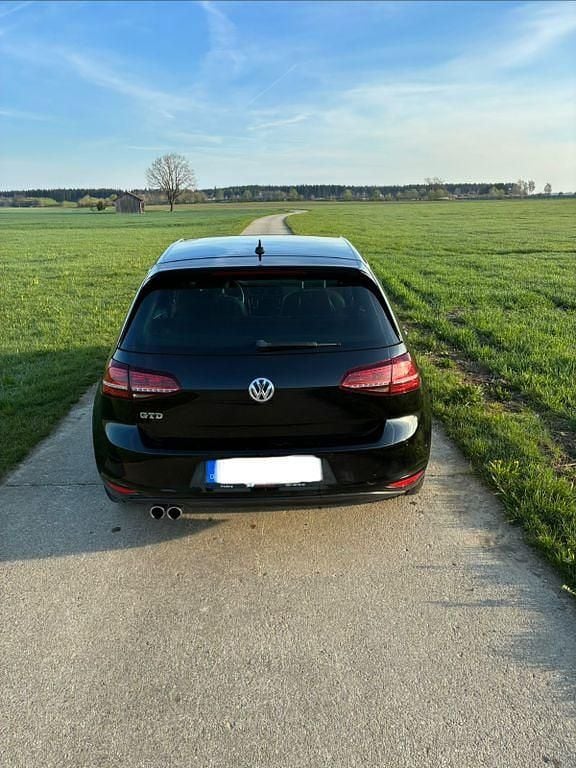 Gebraucht VW Golf VII GTD 184 PS (135 kW) 2016 Schwarz Limousine