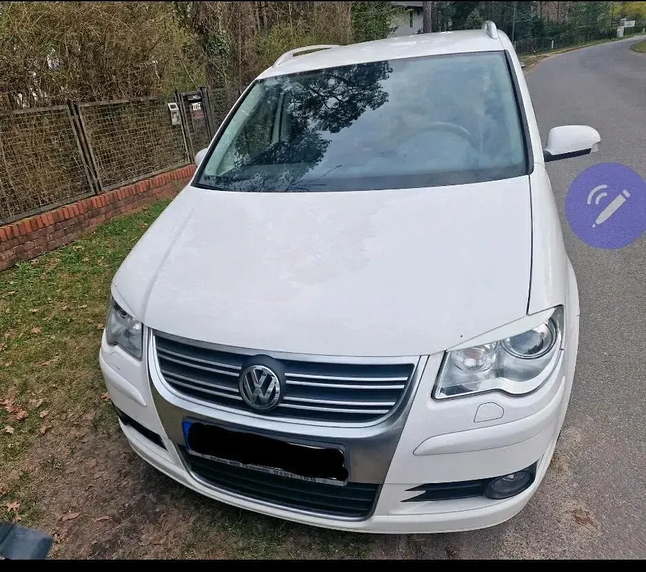 Gebraucht VW Touran Highline 140 PS (102 kW) 2009 Weiß Van / Kleinbus