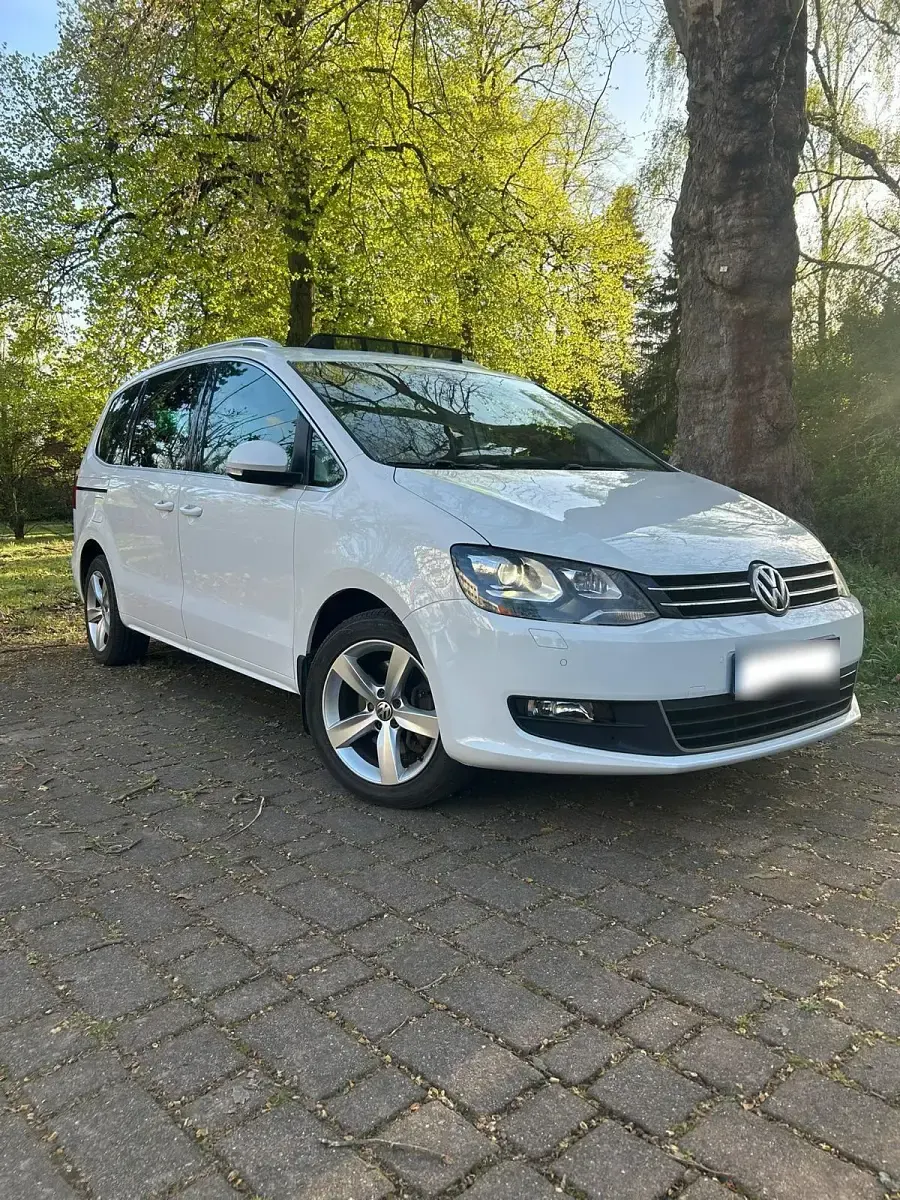 Usata VW Sharan 140 CV (102 kW) 2014 Bianco Monovolume