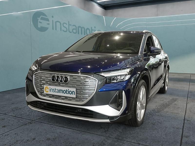 Blau Gebraucht 2024 Audi Q4 e-tron S-Line SUV | 51.799 € (Guter Preis) - Bild 1/4
